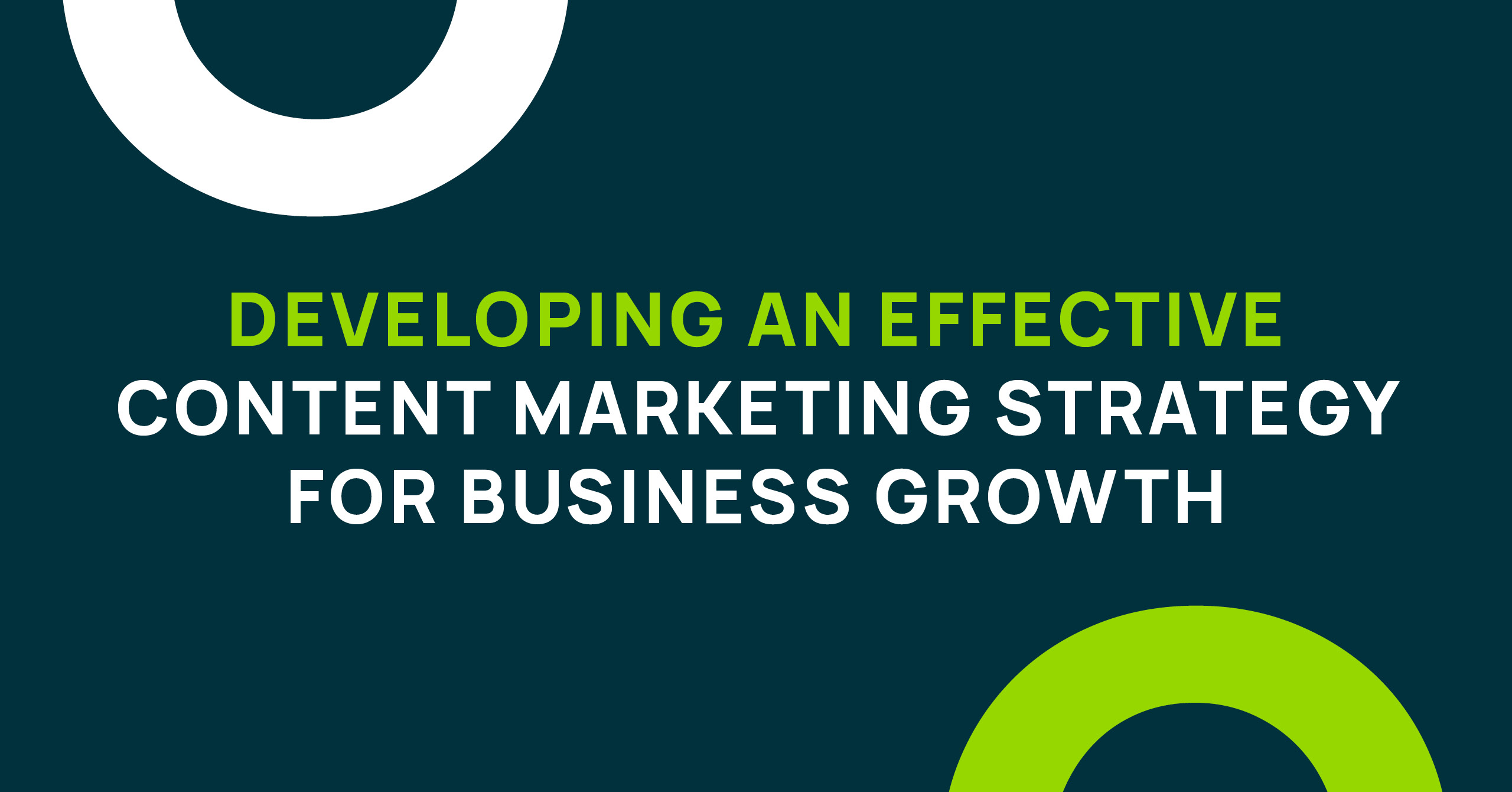 content marketing strategy